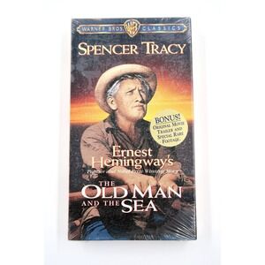 THE OLD MAN AND THE SEA Ernest Hemingway WB Classics VHS Tape New & Sealed